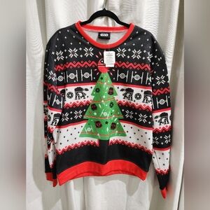 NWT‎ Men's Starwars Holiday Christmas Sweatshirt L
